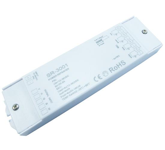 LED повторювач RGBY SR-3001 світлодіодних стрічок 12-36 вольт 4 канала загальний анод 4722