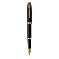 Ручка Parker чернильная SONNET 17 Matte Black Lacquer GT FP F (84 811)