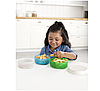 Набір з 3-х дитячих тарілок з кришкою Жирафик Скіп Хоп, фото 4