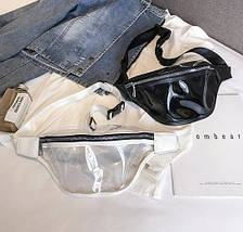Сумка на пояс Бананка Прозора Біла, фото 4