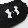 Сумка на пояс Бананка Under Armour чорна, фото 8