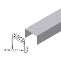 Скоба обивочная Prebena типа VX-12 (1 тис. шт.) для ручных механических степлеров