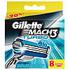 Gillette Mach3 Turbo 16 шт. в пакованні + Гель для гоління Gillette  COMFORTABLE GLIDE 75 мл, фото 2