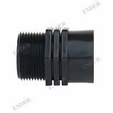 Ніпель редукційний Ender 1/2" зовнішня різьба х 1/2" внутрішня різьба, фото 3