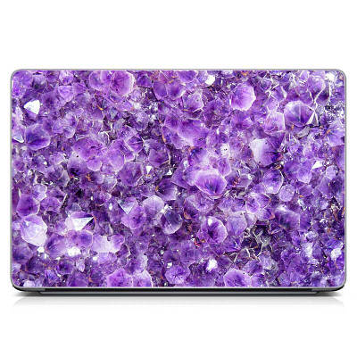 Наклейка на кришку ноутбука 15.6"-13.3" Amethyst Матова, наклейки на ноутбук захисні