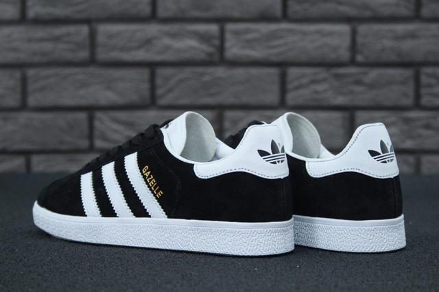 кроссовки Adidas Gazelle черные кроссовки Adidas Gazelle черные фото