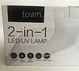 Лампа для манікюру UV+LED SUN BQ-6T 108 Вт White з ручкою, фото 8