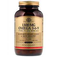 Omega 3-6-9 1300 mg Solgar, 120 капсул