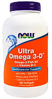 Ultra Omega 3-D NOW, 180 капсул