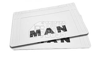 Бризковик MAN з об'ємним малюнком, білий 645*350