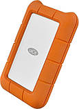 Зовнішній жорсткий диск 4 TB LaCie Rugged 2.5" USB-C orange (STFR4000800), фото 2