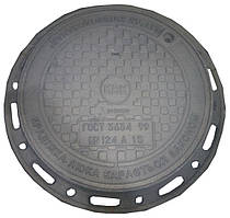 Люк каналізаційний чавунний тип Л (з замком Київводоканал)