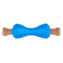 Іграшка для собак Bronzedog SMART мотиваційна кісточка, 12*7 см, синій