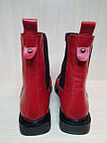 Жіночі черевики червоні N55. Туреччина, фото 5