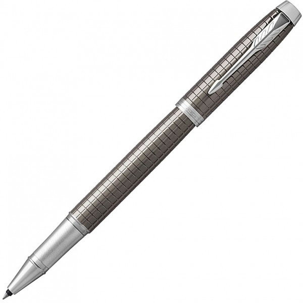 Ручка-ролер Parker IM 17 Premium Dark Espresso Chiselled CT RB (24 322)