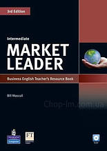 Market Leader (3rd Edition) Intermediate teacher's Resource Book + Test Master CD-ROM / Книга для вчителя