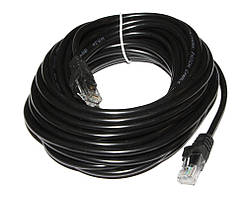 Патч-корд 51 метр. Кабель black CAT 5E UTP DSS звита пара Ethernet