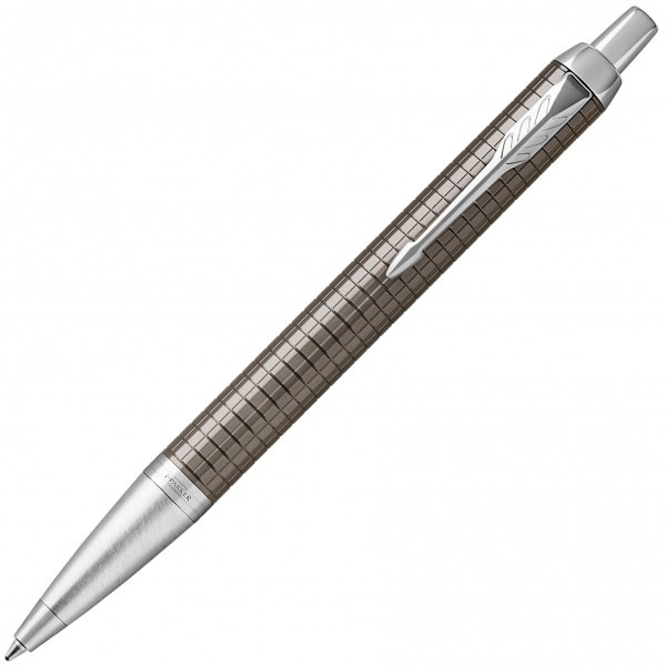 Ручка Parker кулькова IM 17 Premium Dark Espresso Chiselled CT BP (24 332)