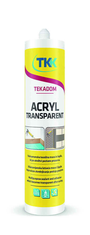 Клей-герметик TEKADOM ACRYL акриловий білий 300 мл. (20)