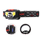 Налобний ліхтар XANES 826A з датчиком руху, фото 6