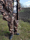 Демісезонний камуфляжний костюм напівкомбенізоном для полювання "ніва", фото 3