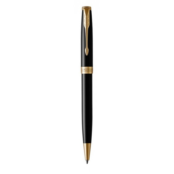 Ручка Parker кулькова SONNET 17 Black Lacquer GT BP (86 032)