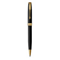 Ручка Parker шариковая SONNET 17 Matte Black Lacquer GT BP (84 832)