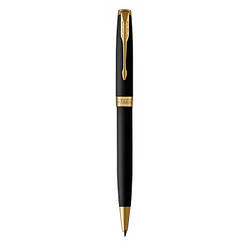 Ручка Parker кулькова SONNET 17 Matte Black Lacquer GT BP (84 832)