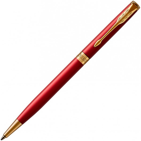 Ручка Parker кулькова SONNET 17 Slim Intense Red GT BP (86 231), фото 1