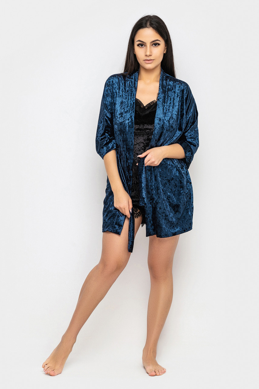 Велюровый Халат Женский 50 Изумрудный — Купить Недорого на Bigl.ua ...