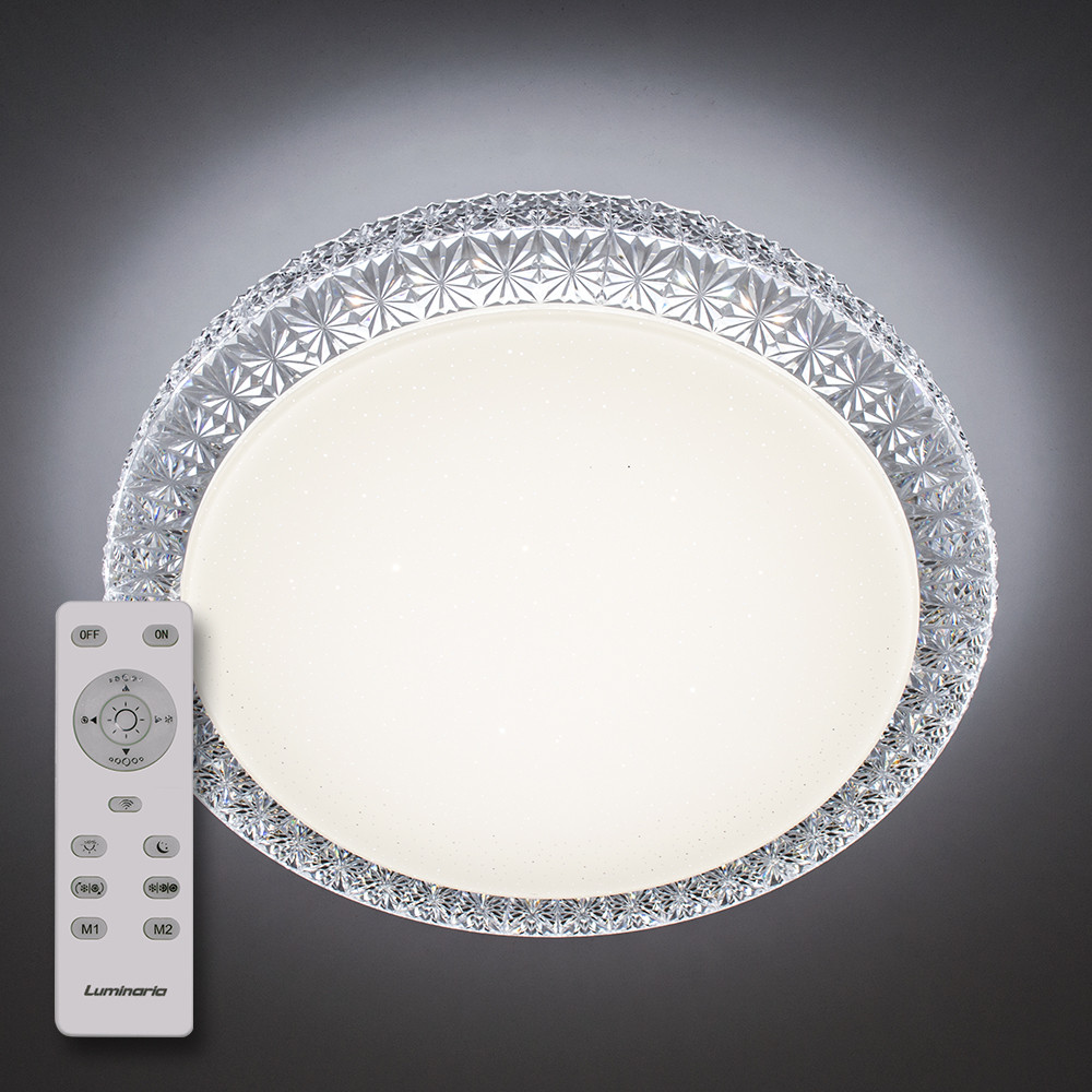 LUMINARIA PLUTON 40W R400 SHINY 220 V IP44 Стельовий світлодіодний світильник з пультом ДК