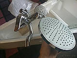 Душова система зі змішувачем для ванни душу з верхнім тропічним душем Haiba VITO 003-J (HB0823), фото 2