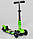 Самокат 5 в 1 з батьківською ручкою та сидінням зелений Best Scooter 95540, фото 5