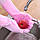 Силіконові рукавички для миття посуду (рожевий), фото 2