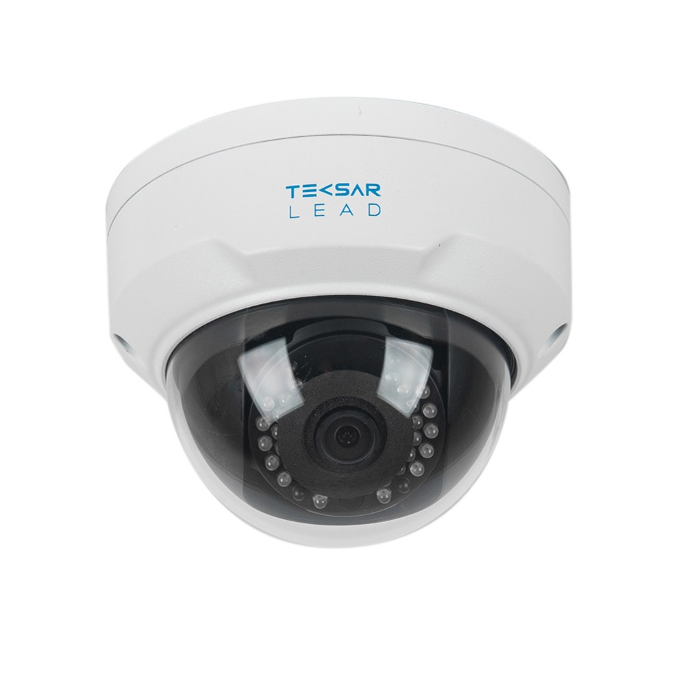 IP-відеокамера купольна Tecsar Lead IPD-L-4M30F-SDSF6-poe 28 mm