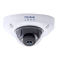 IP-відеокамера купольна Tecsar Lead IPD-L-4M15F-SDSF2-poe 28 mm