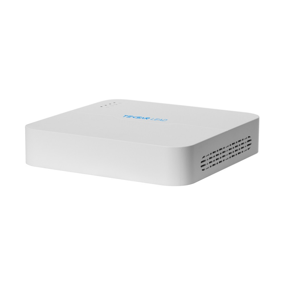 Мережевий відеореєстратор Tecsar Lead NVR-L-4CH1H4POE-SM