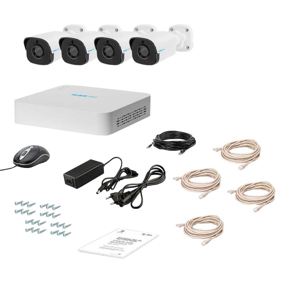 Комплект IP відеоспостереження Tecsar Lead IP 4BUL-2MP