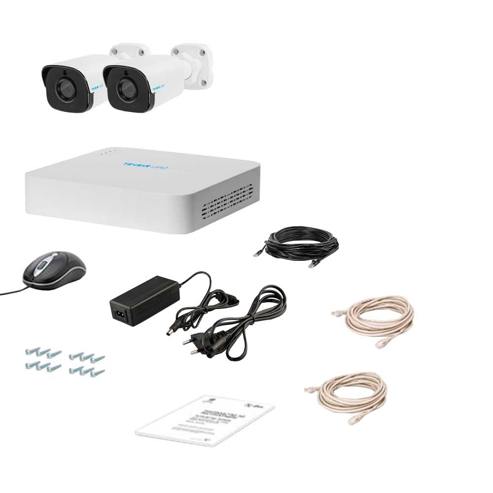 Комплект IP відеоспостереження Tecsar Lead IP 2BUL-2MP