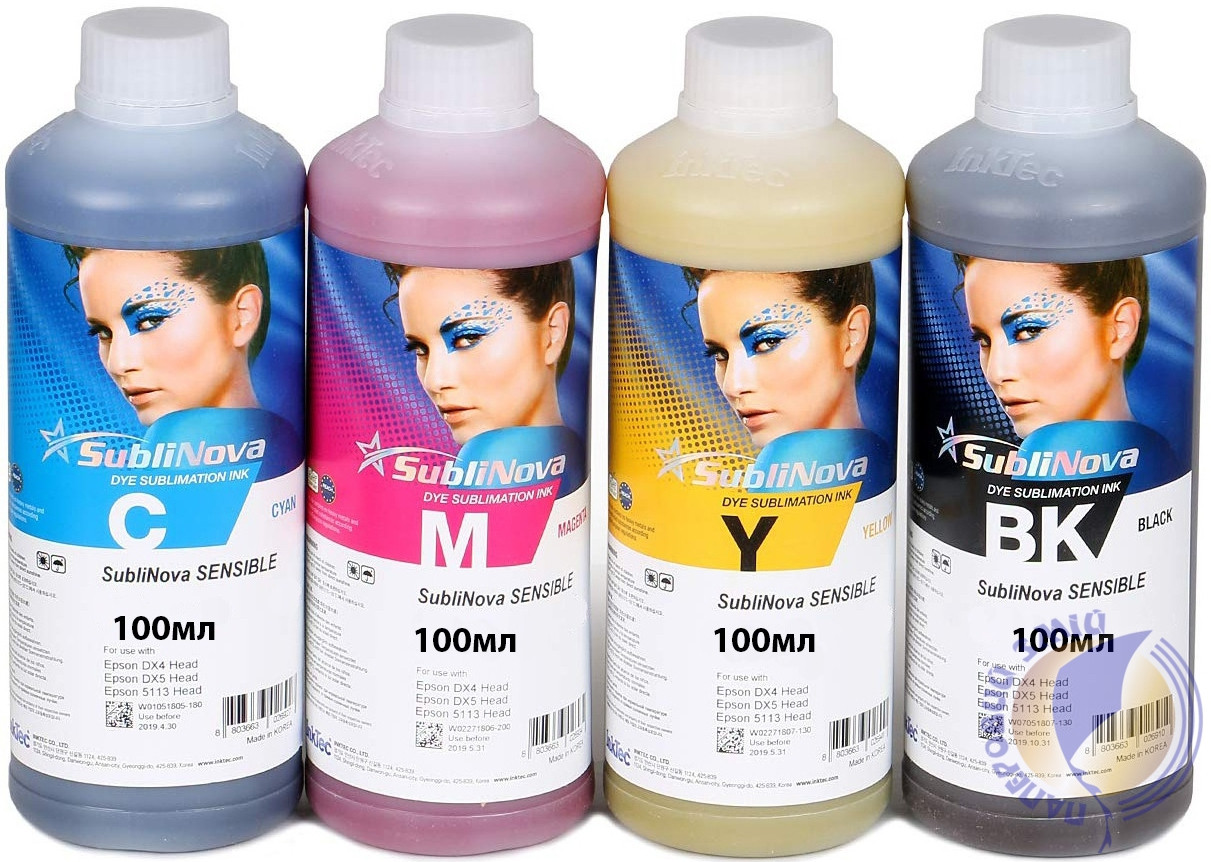Чорнило для сублімації InkTec SENSIBLE, Black, 100мл, фото 1