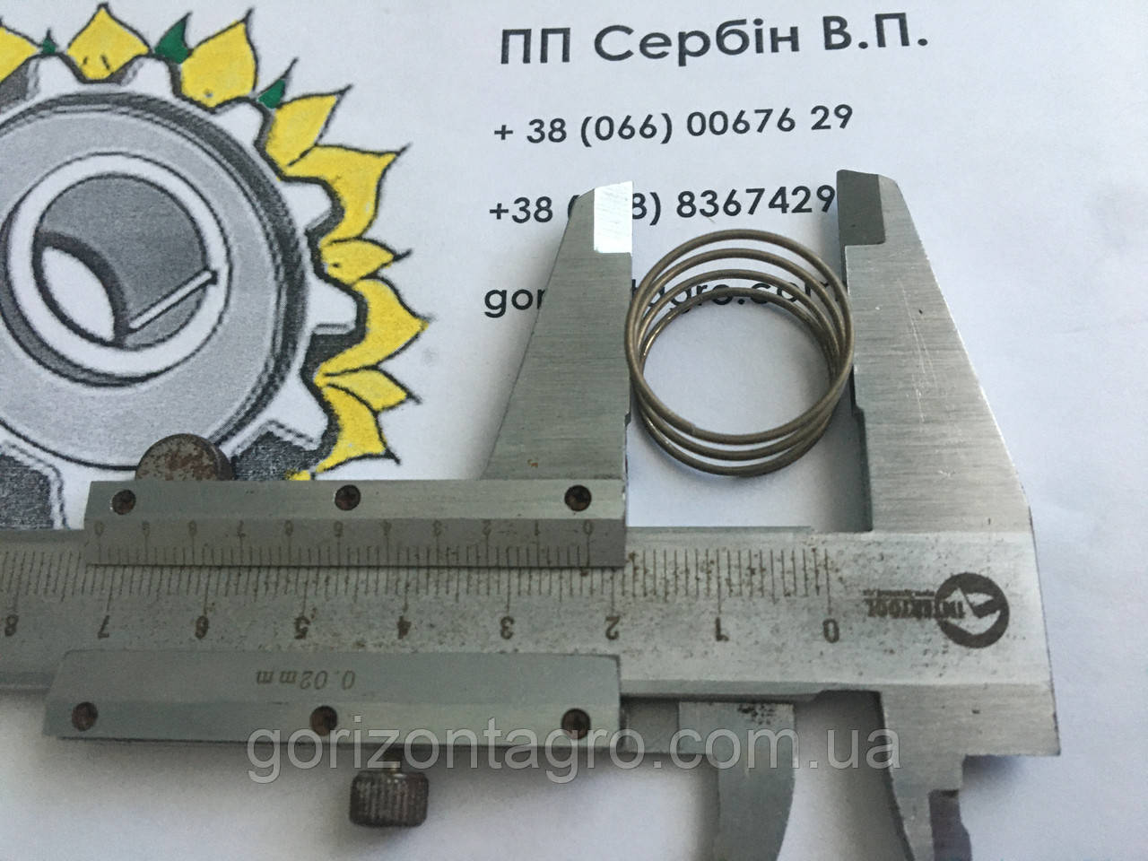 Пружина оригінальна в клапан насоса Comet. Пружина в клапан італійського насоса Комет, фото 1