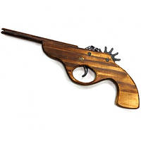 Дитячий дерев'яний пістолет іграшка