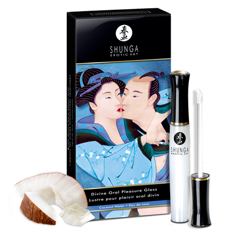 Блиск для губ Shunga Divine Oral Pleasure Gloss Coconut 10 мл | Limon, фото 2