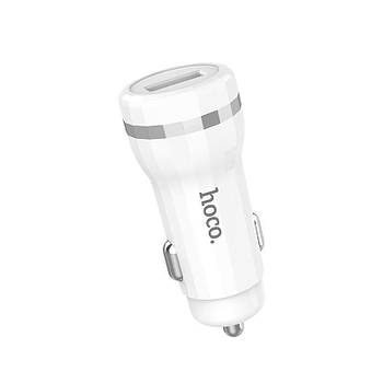 Автомобільний зарядний пристрій 1 USB Hoco Z27A QC3.0 (3A) зі швидким заряджанням