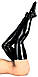 Латексні панчохи Latex Strumpfe Black від Orion | ProMax, фото 2