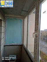 Скління балкона П-подібної форми, фото 3