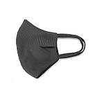 Набір 3 шт. Маска для обличчя захисна багаторазова тканинна Silenta L-size, Темно-сірий, фото 7