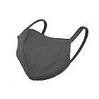 Набір 3 шт. Маска для обличчя захисна багаторазова тканинна Silenta L-size, Темно-сірий, фото 5