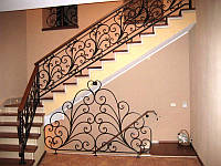 Кованые перила для лестницы, код: 04049