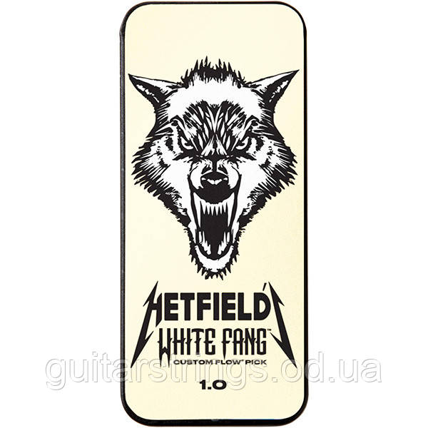 Медіатор Dunlop PH122T1.0 James Hetfield Signature White Fang Flow 1.00 mm